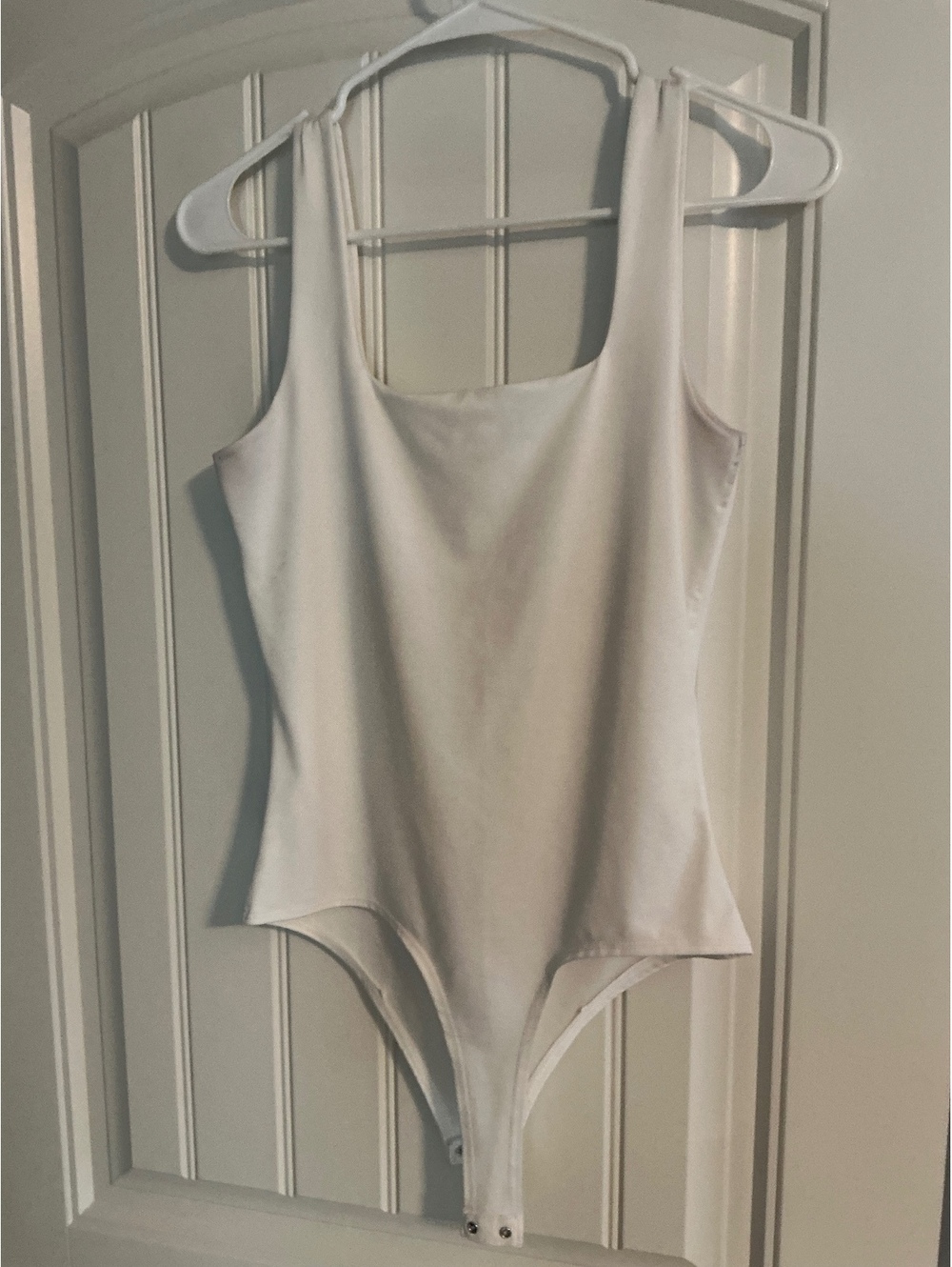 Live In The Moment Smooth White Bodysuit size Large